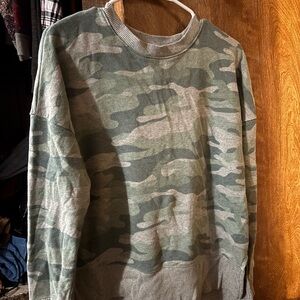 Time and Tru Heather Gray Knit Sweater